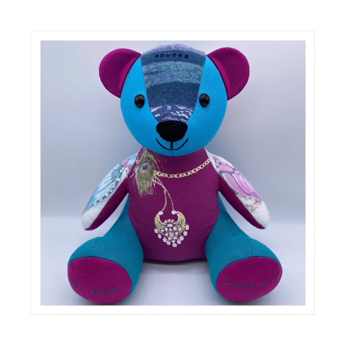 Keepsake Memory Bear From Shirt and Personalised With Etsy UK