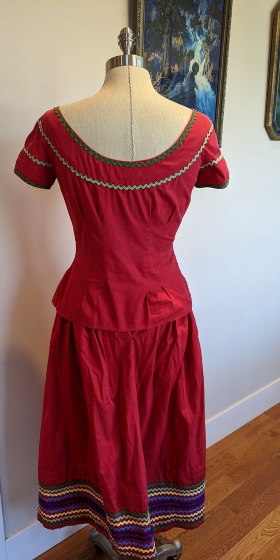 50s patio set, patio skirt set, rockabilly skirt set,… Gem