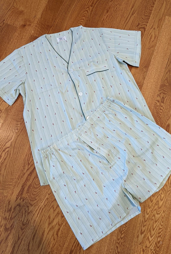 70s pajama set, vintage pajamas, vintage men's PJ… - image 2