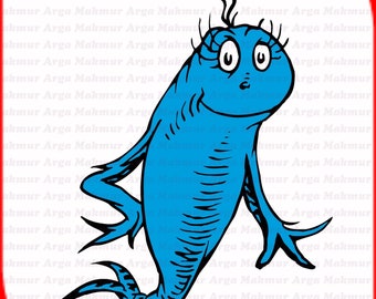 Download Dr Seuss Fish Svg Etsy