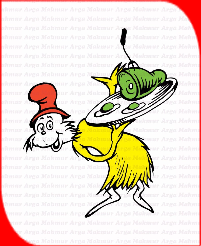Green Eggs And Ham Dr Seuss SVG 3 svg dxf Cricut Etsy
