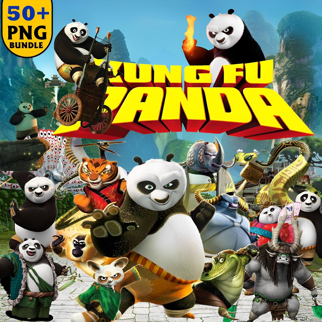Kung Fu Panda Clipart Kung Fu Panda PNG Kung Fu Panda Clip - Etsy Australia