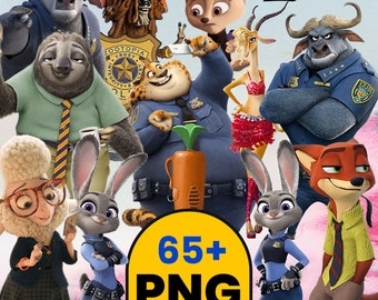 Zootopia Clipart Digital Download 60 PNG Transparent - Etsy Zootopia Clipart Digital Download 60 PNG Transparent - Etsy