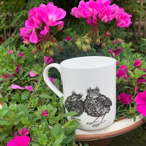 Robins fledglings Cheeky Jack exclusive fine bone china mug