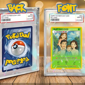 Bloc acrylique anime personnalisé pour papa - Cadeau unique pour la fête des pères des enfants, idée cadeau pour papa ou mari joueur, présentoir de photos personnalisé