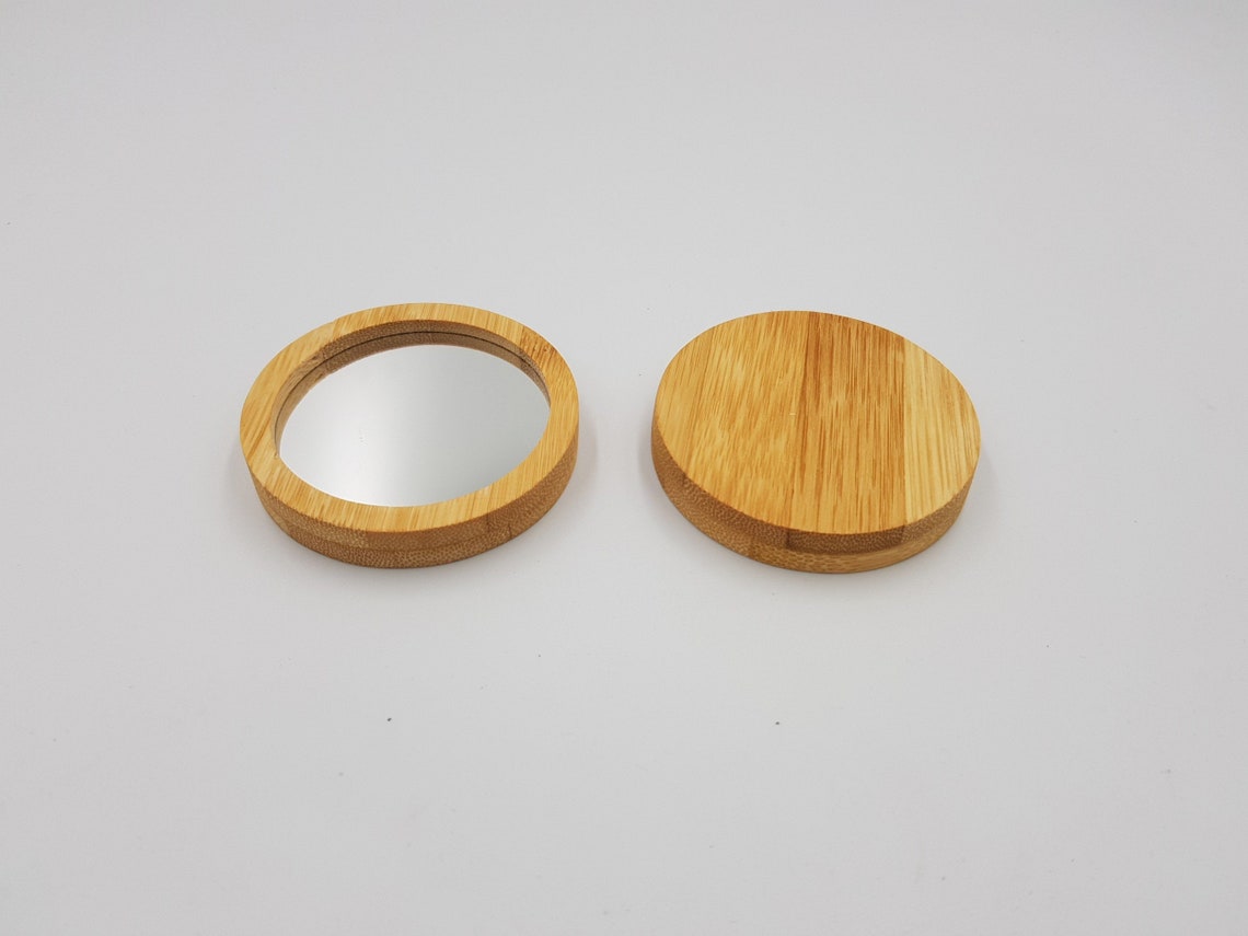High Quality Bamboo Hand Mirror Personalized Bamboo Mirror Etsy UK