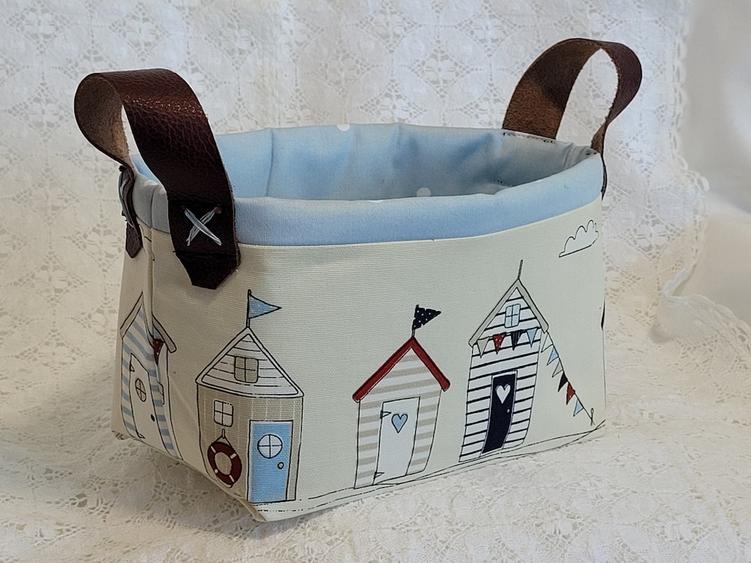 Yarn Basket Yarn Guide Fabric Craft Storage Basket Yarn Etsy