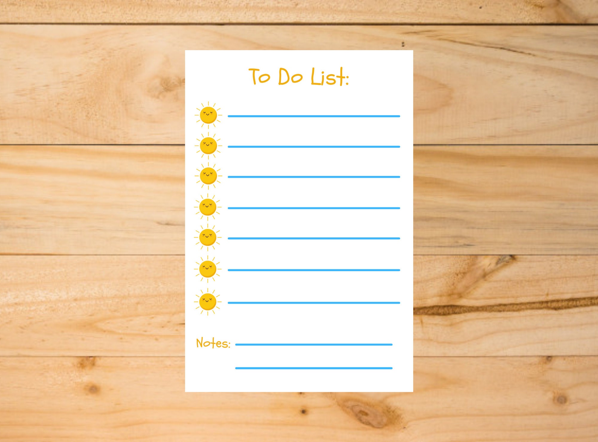 Printable to do list for kids PDF Download | Etsy