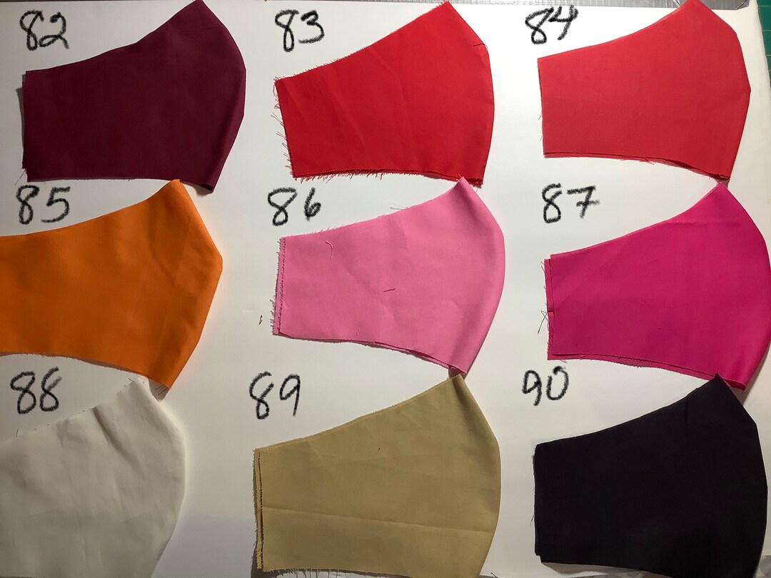 Stylish Face Mask With Nose Wire Pocket Filter Pocket Muslin Broadcloth