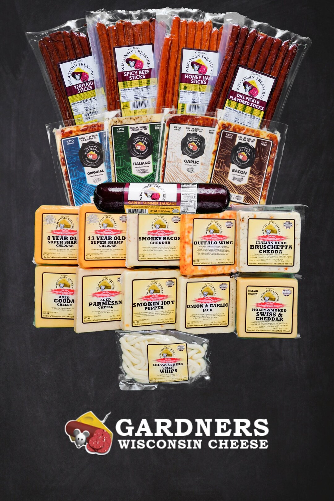 ULTIMATE DELUXE Wisconsin Cheese and Sausage Gift - Etsy