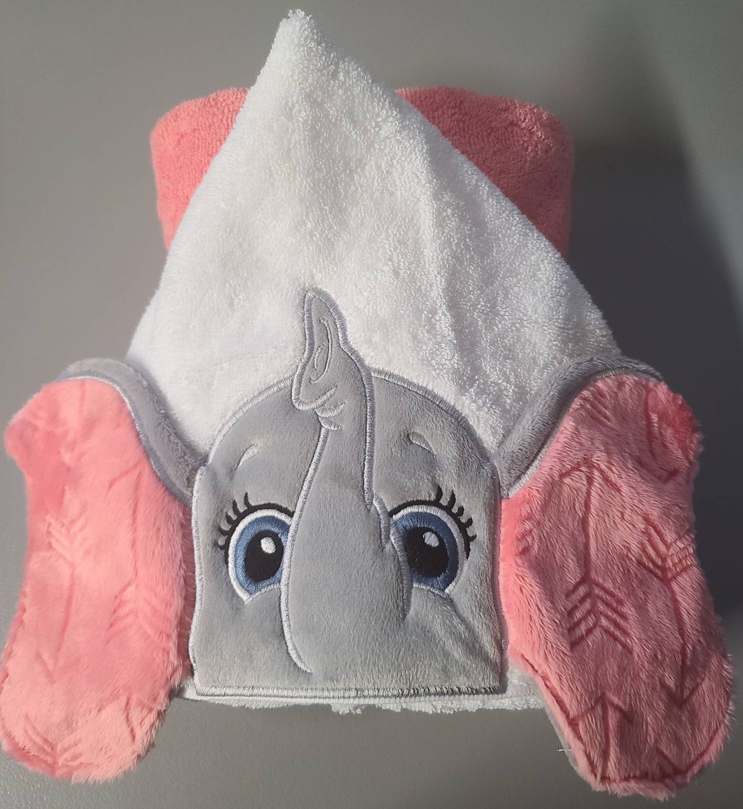 Baby Elephant Hooded Towel Only ONE is Available Etsy
