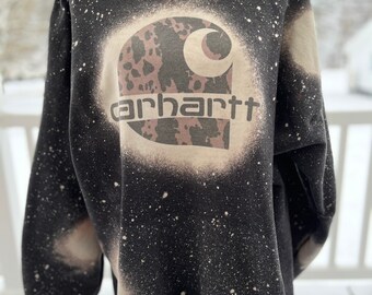 Carhartt bleached sweatshirt | Etsy