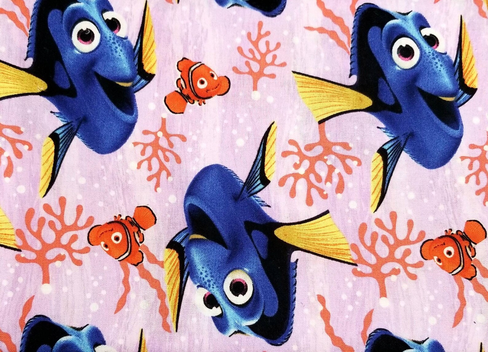 FINDING NEMO Face Mask Disney Fish Movie Face Covering Dory | Etsy