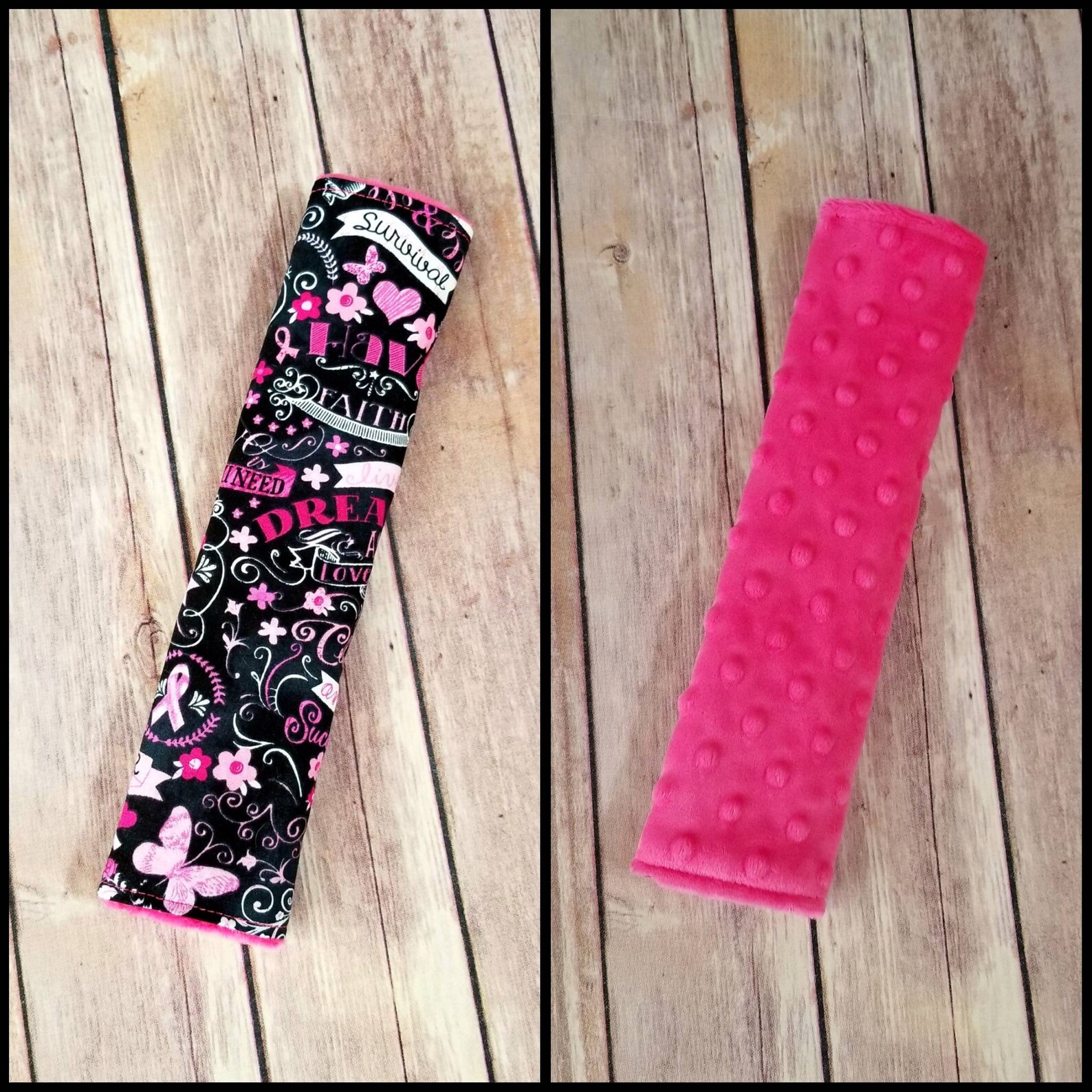 BREAST CANCER Seat Belt Cover Awareness Support Car Seat Etsy