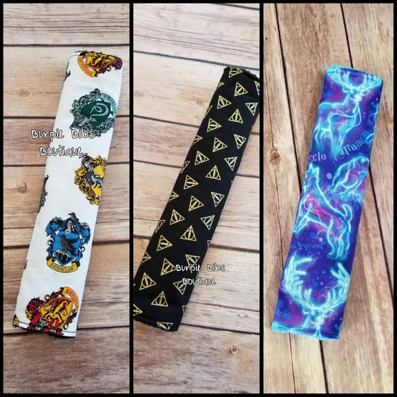 Harry Potter Seat Belt Cover Hogwarts House Pad - Harry Potter Slytherin Car Seat Covers Harry Potter Seat Belt Cover Hogwarts House Pad - Harry Potter Slytherin Car Seat Covers