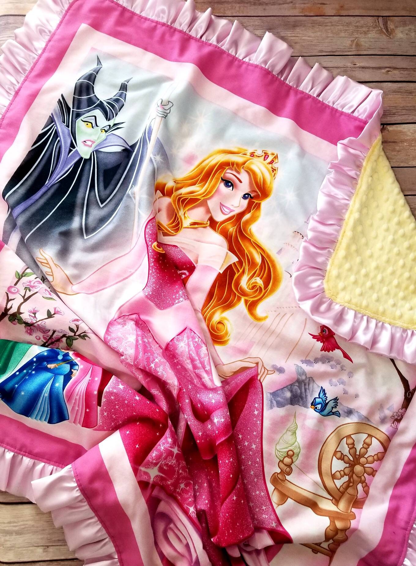 SLEEPING BEAUTY BLANKET Disney Aurora Blanket Minky Baby Etsy