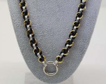 Double Spiral puppy collar chainmail - Mature Item
