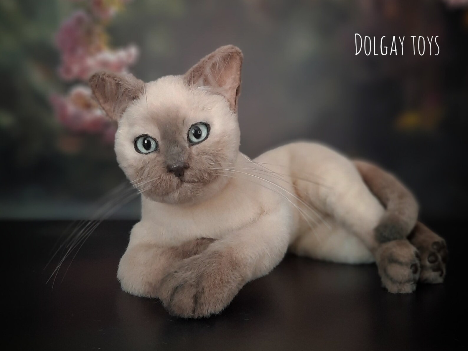 Siamese Kitten Realistic Toys Pet Replica Realistic Plush Etsy