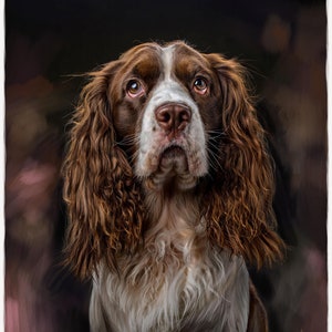 Pet Art Love Gift, Oil Dog Portrait, Special Custom Gift from your Photo, Pet Oil Painting Art, an Authentic Dog Painting for Father's day