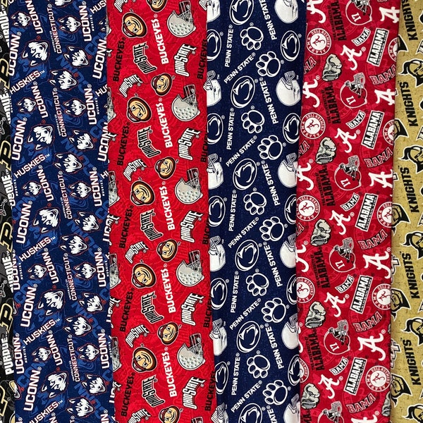 thumbnail image 2 of University Of Houston Cougars Cotton Fabric – Tone On Tone Print – Sold By The Yard (Full Yards) By Sykel 2 of 5