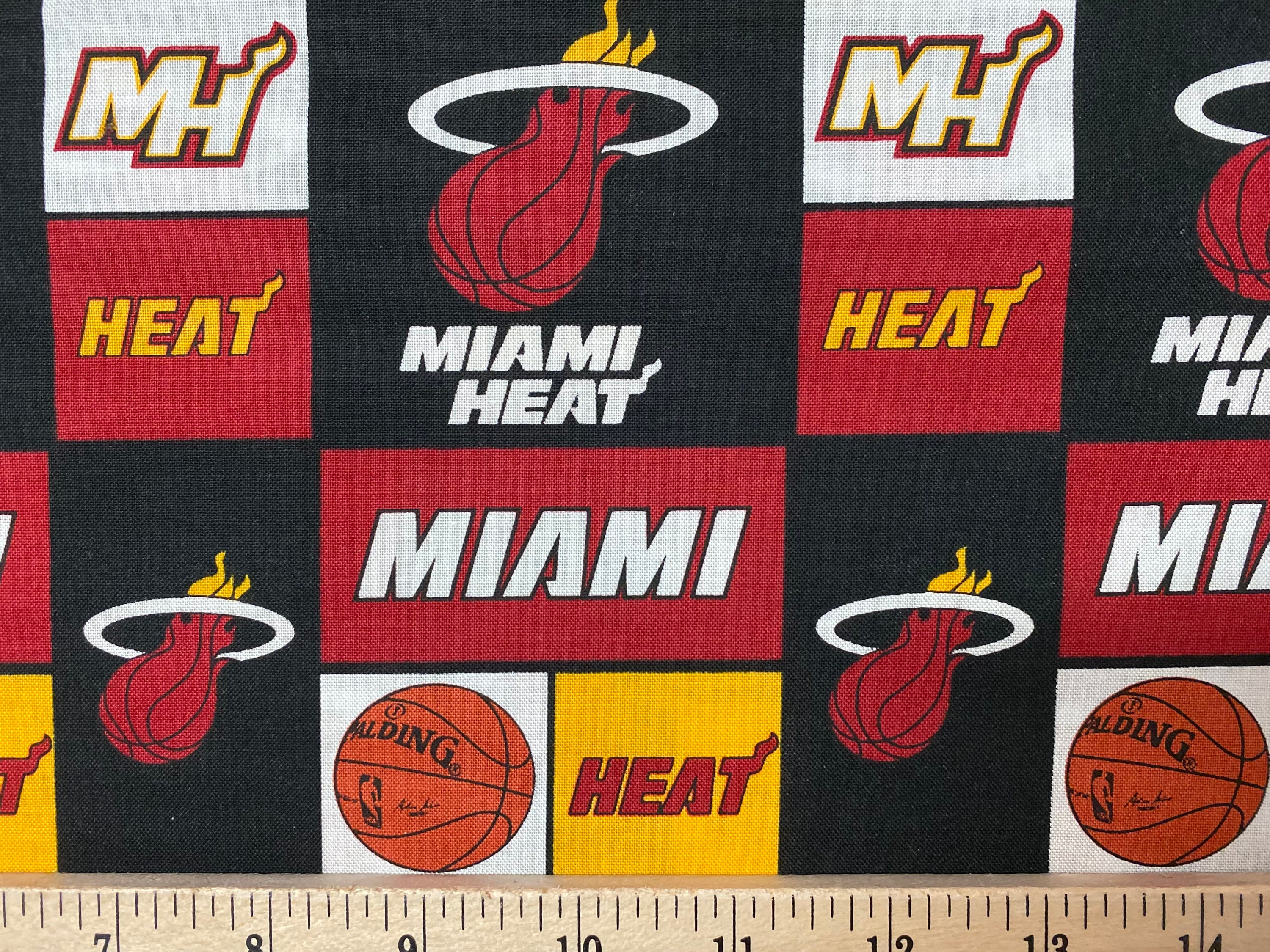 Miami Heat NBA Basketball Patch Design by Camelot Fabrics 44 