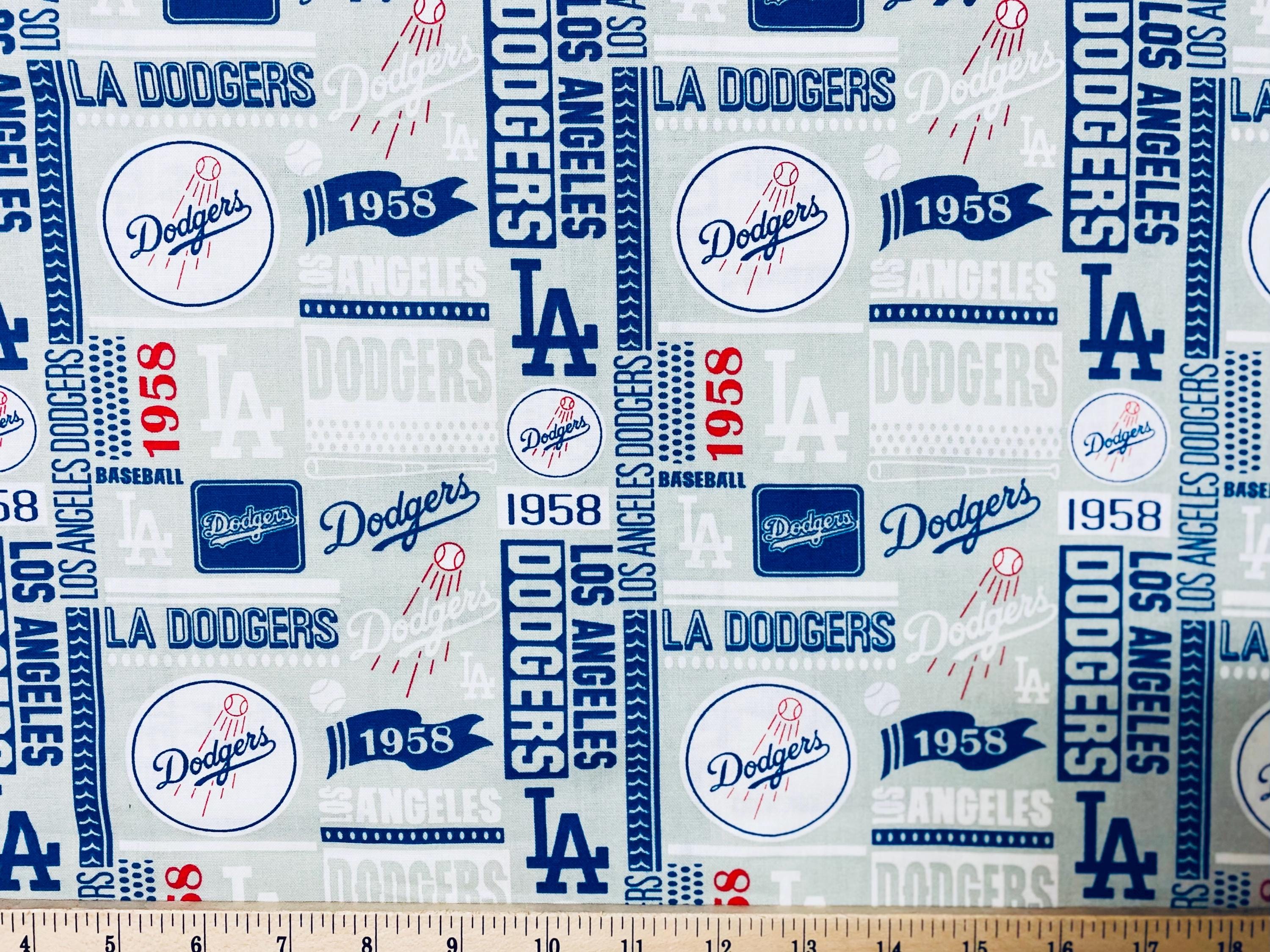 Los Angeles LA Dodgers MLB Baseball, 4 Patterns / Designs