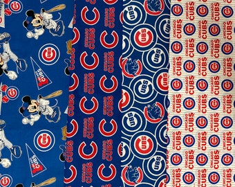 Chicago Cubs Baseball Team Fabric Sold By Half Yards Chicago Cubs Baseball Team Fabric Sold By Half Yards