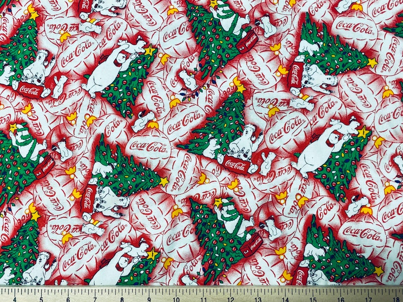 Coca Cola Coke (44” Width) or RARE Vintage Coca Cola Coke Christmas by ...