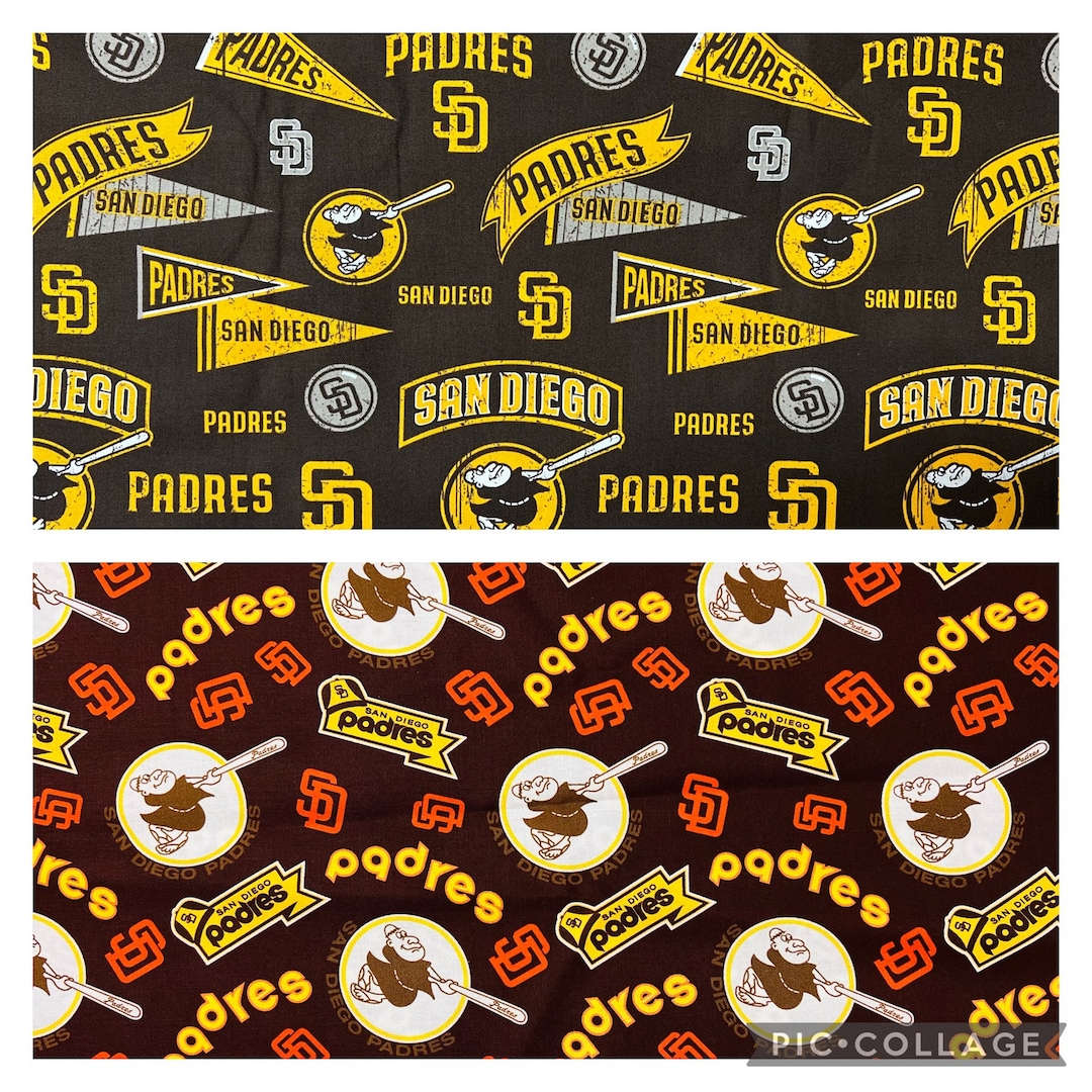 MLB SD San Diego Padres Baseball, Retro or Cooperstown Design, 100% ...