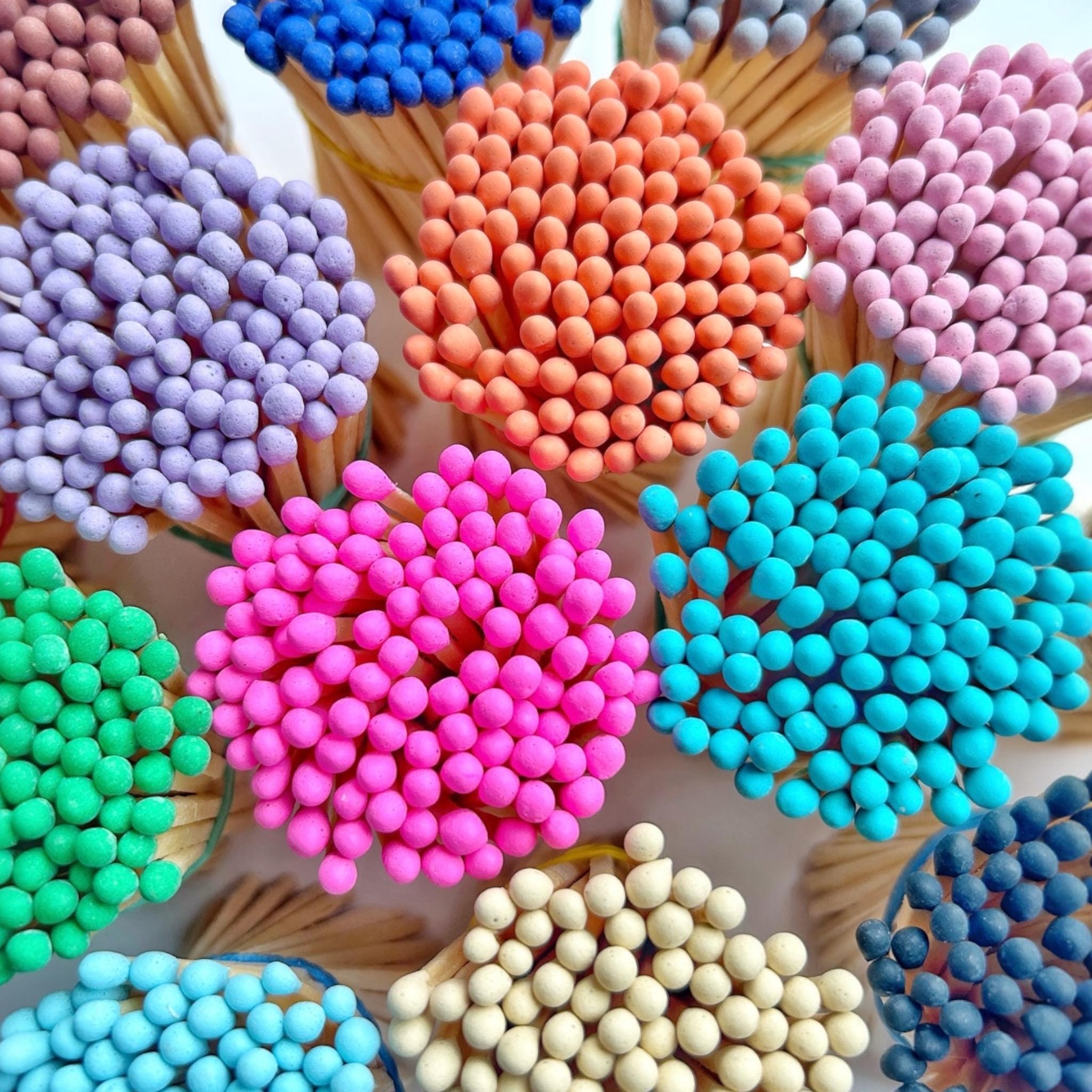 3" 100 Matchsticks | Bulk Matches | Matchstick Refill | Colorful Matches | Safety Matches