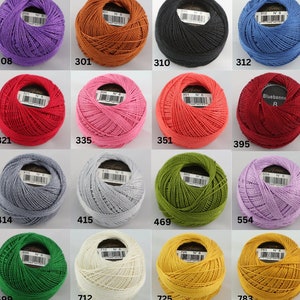 Embroidery Thread - 100% Cotton - 10g Balls - High Quality - DMC Number Match