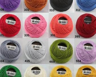 Embroidery Thread - 100% Cotton - 10g Balls - High Quality - DMC Number Match