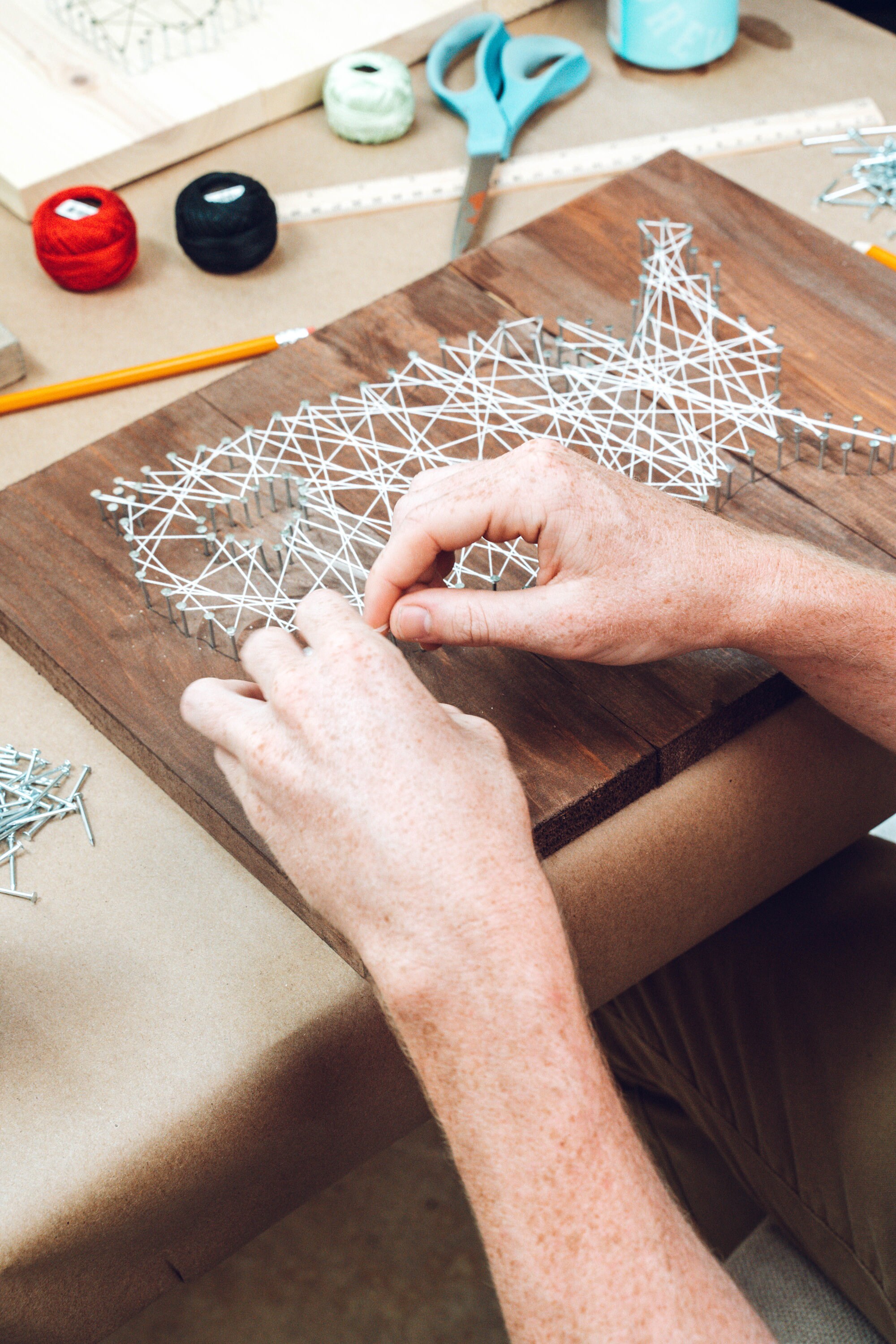 Mountain Nail String Art Kit - Etsy