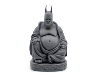 Modelo de Buda Murciélago - Estatua impresa en 3D para oficina, dormitorio o residencia estudiantil.
