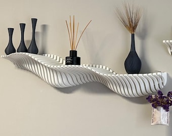 Dyno Wave Shelf – Symmetric Curved Shelves with Concealed Screws