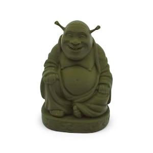 Shrek Buddha Model - 3D Print Statue for Office, Dorm or Bedroom