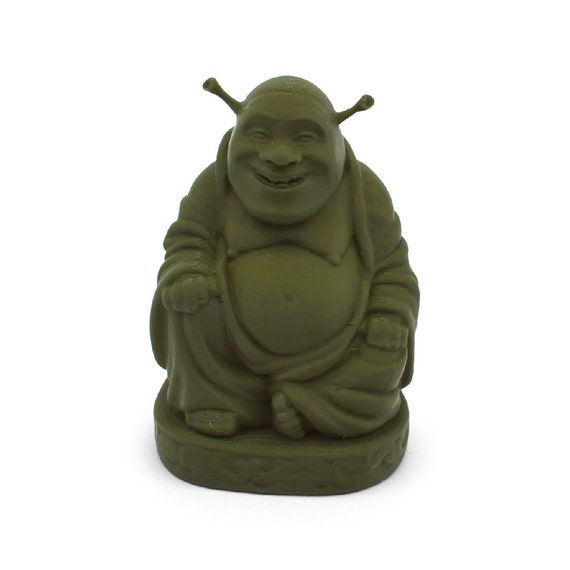 Shrek Buddha Model 3D Print Statue for Office Dorm or Etsy Australia