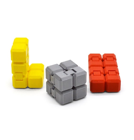 Cube Infini imprimé en 3D Couleur Blanc