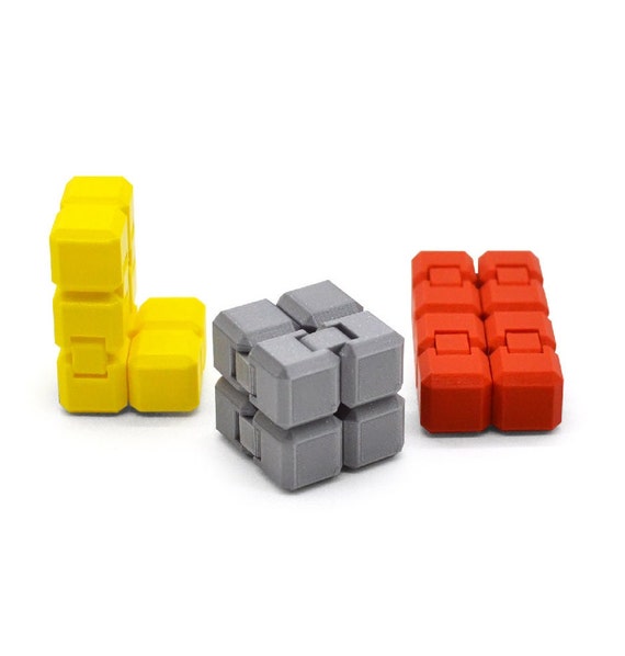 Single Color Fidget Cube Fidget Toy Infinity Cube Fidget Widget Stress  Relief 3D Printed Fidget Fidget Box 