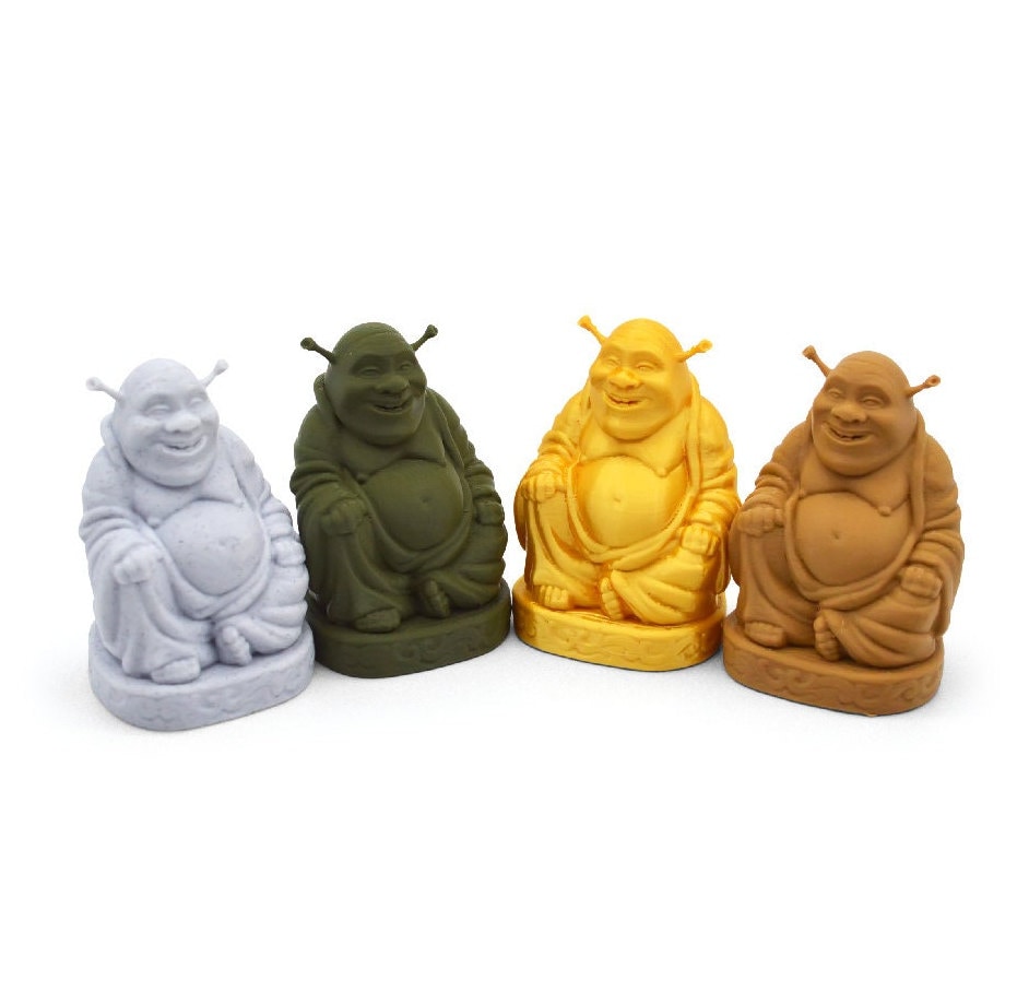 Shrek Buddha Model 3D Printed Statue for Display Etsy Canada