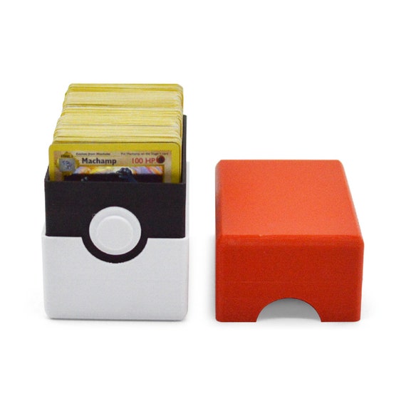 Pokeball Card Box for Toploader for 50+ Sleeves - 3D Printed Pokemon  Storage Box - Etsy