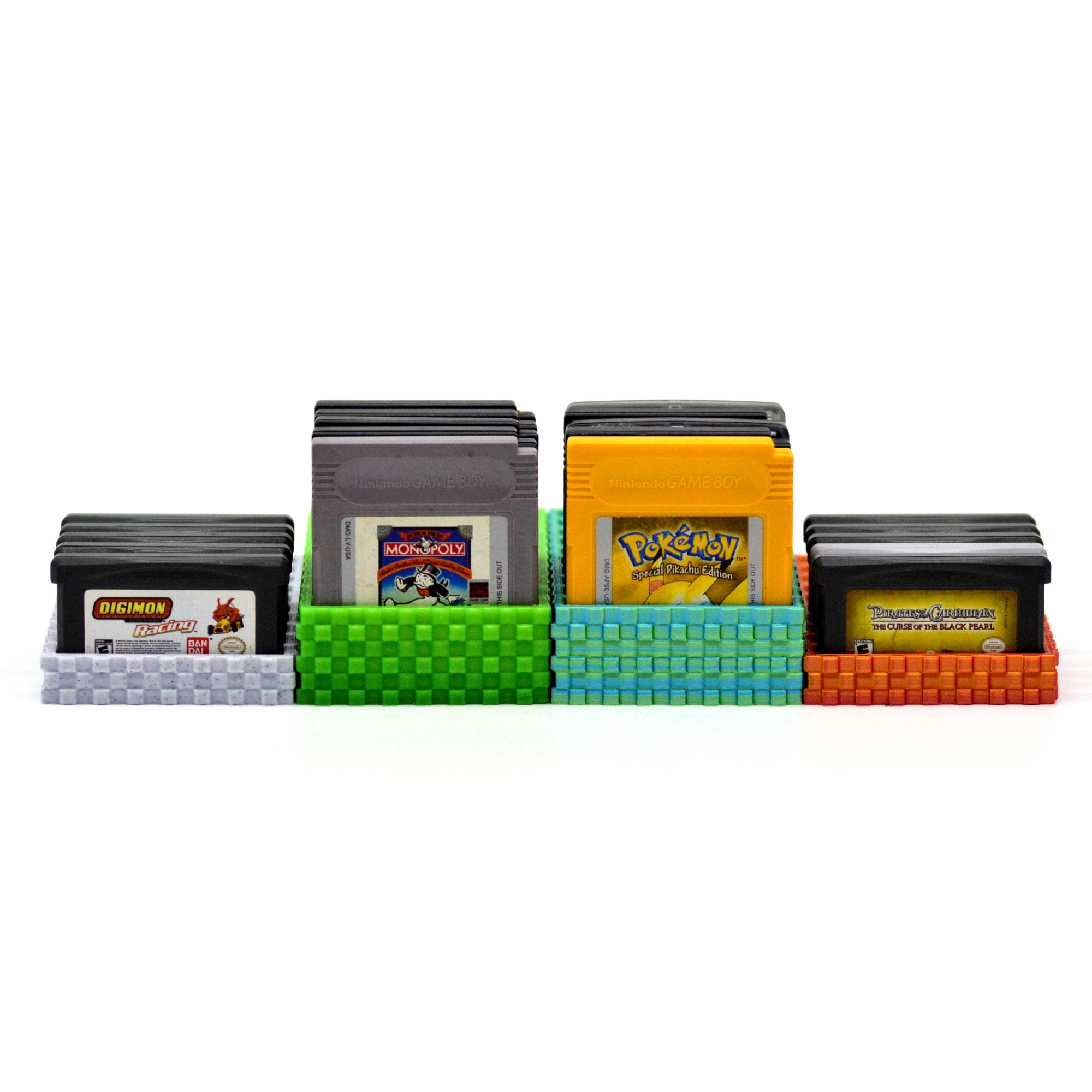 Gameboy Game Storage Gameboy Game Storage Tray - 3D Printed Cartridge Holder (10 Games) - Etsy
