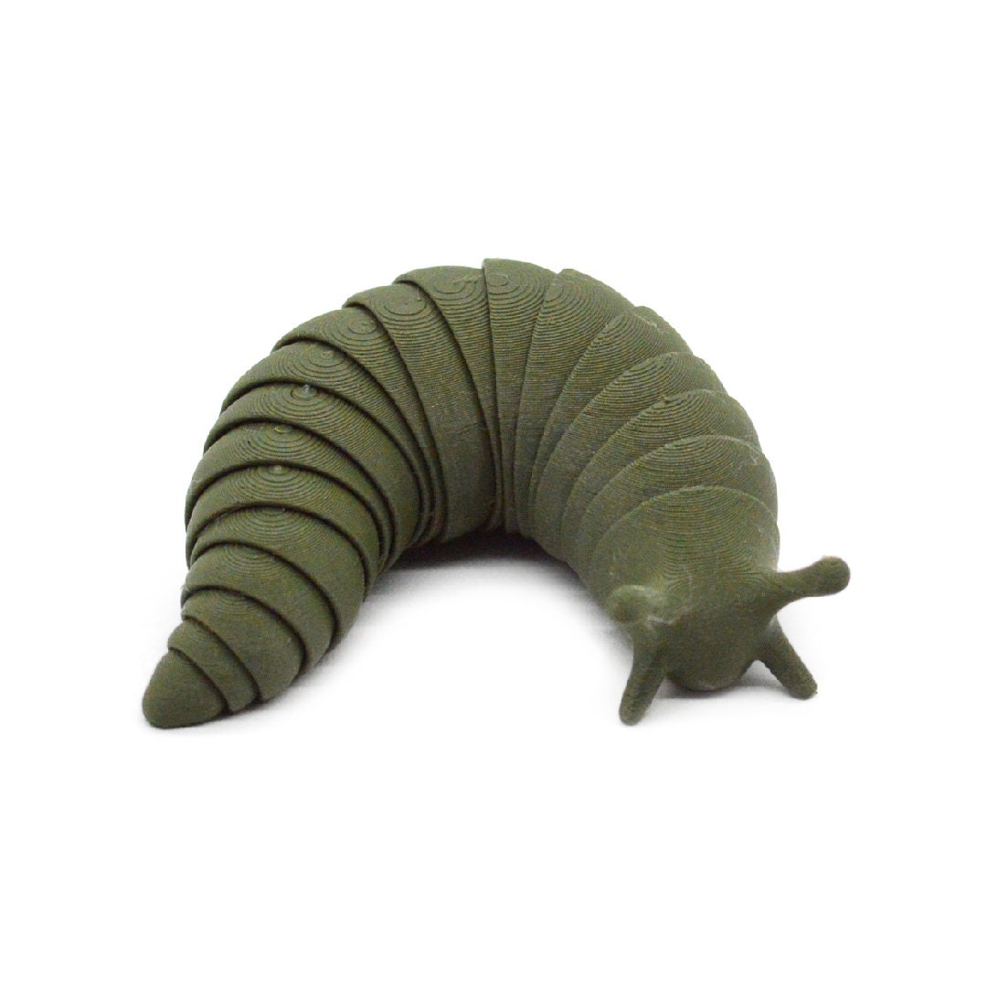 Glow Worm Fidget Toy: 3D Printed Articulating Slug - Etsy Ireland