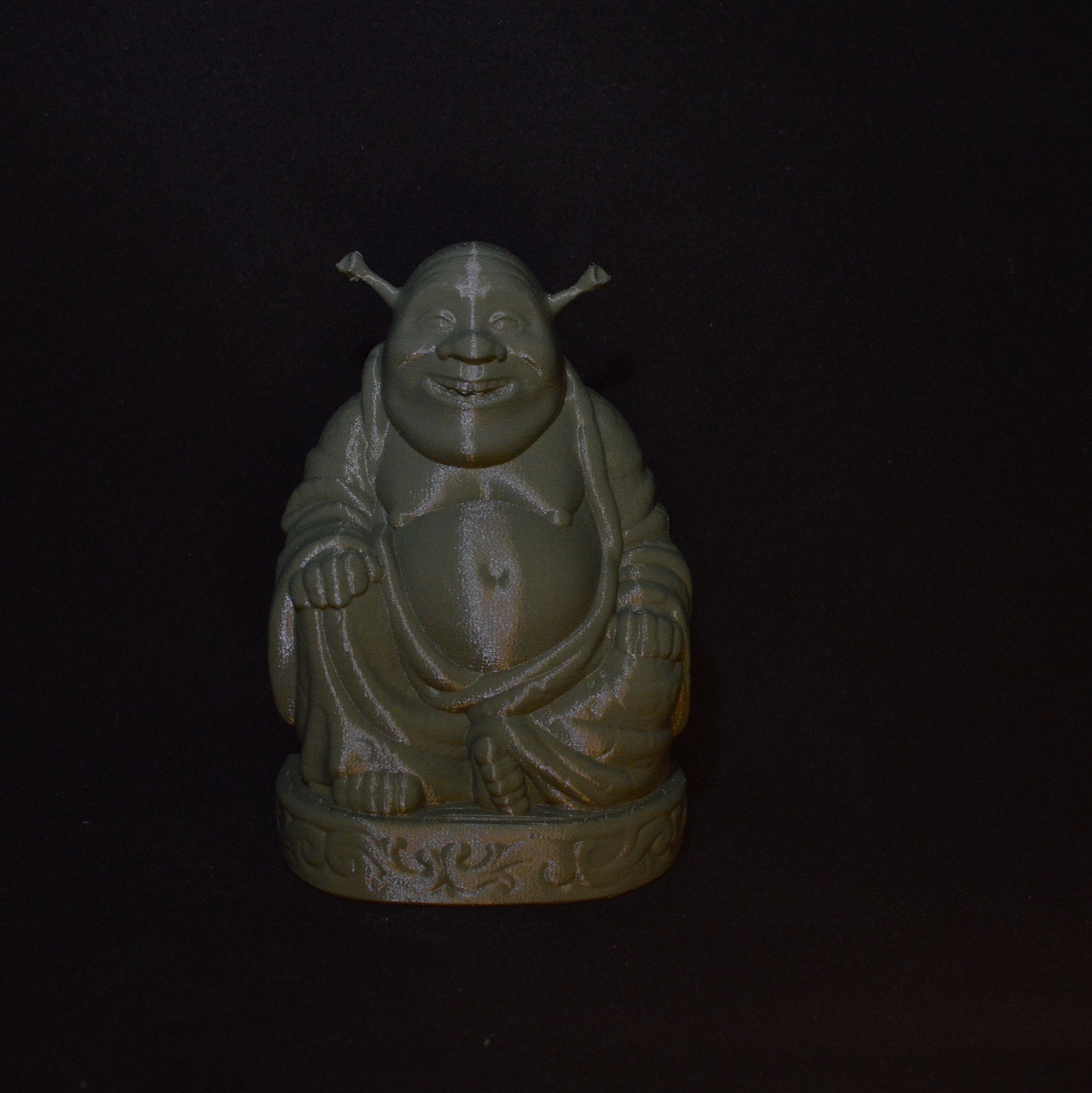 Shrek Buddha Model Impreso en 3D Etsy