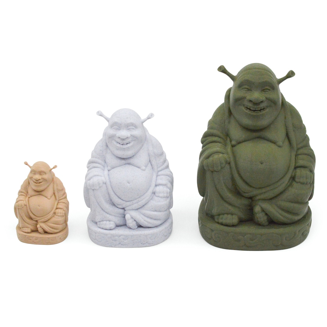 Shrek Buddha Model 3D Printed Statue for Display Etsy