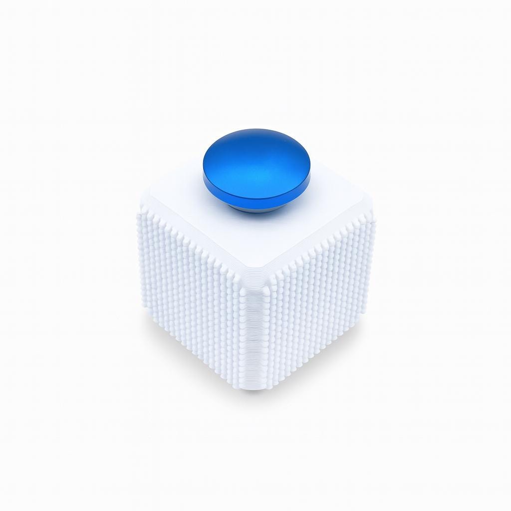 Mushroom Clicker Cube – 3D Printed Tactile Fidget Toy | Satisfying ...