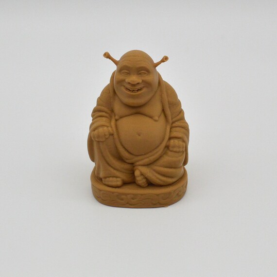 Shrek Buddha Model Light Brown 3D Print Etsy