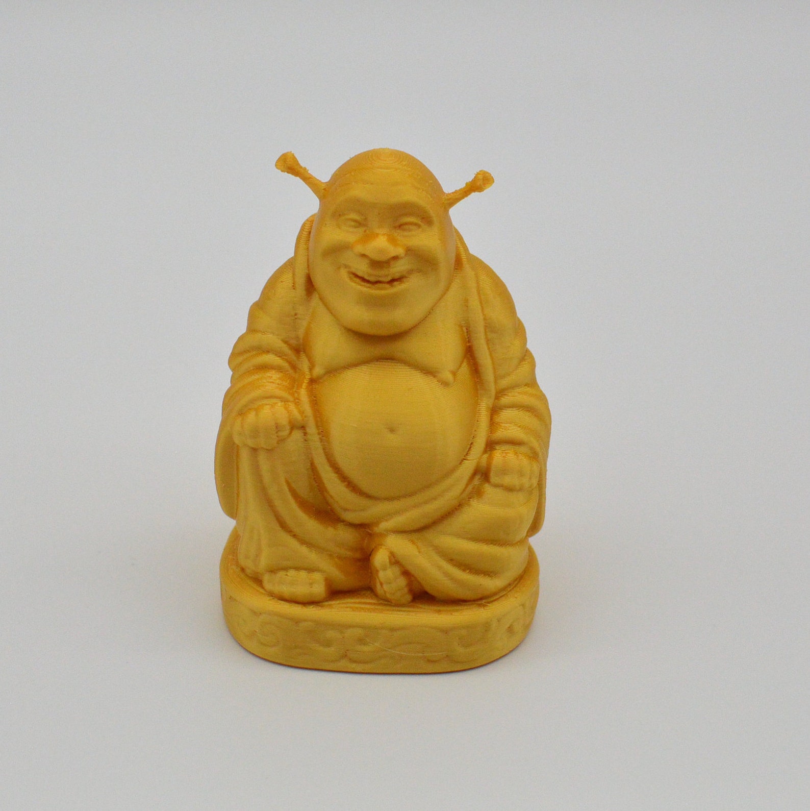 Shrek Buddha Model Impresión 3D verde Etsy