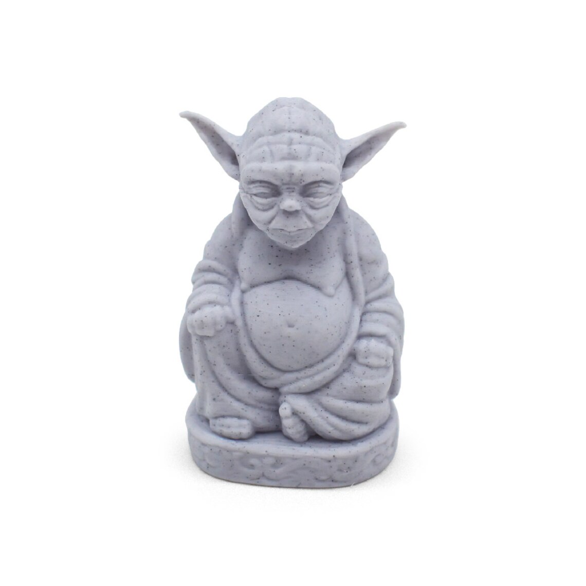 Yoda Buddha Statue Gold 3D Printed Model for Display Etsy