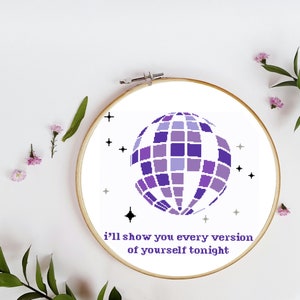 Mirrorball Cross-Stitch pattern